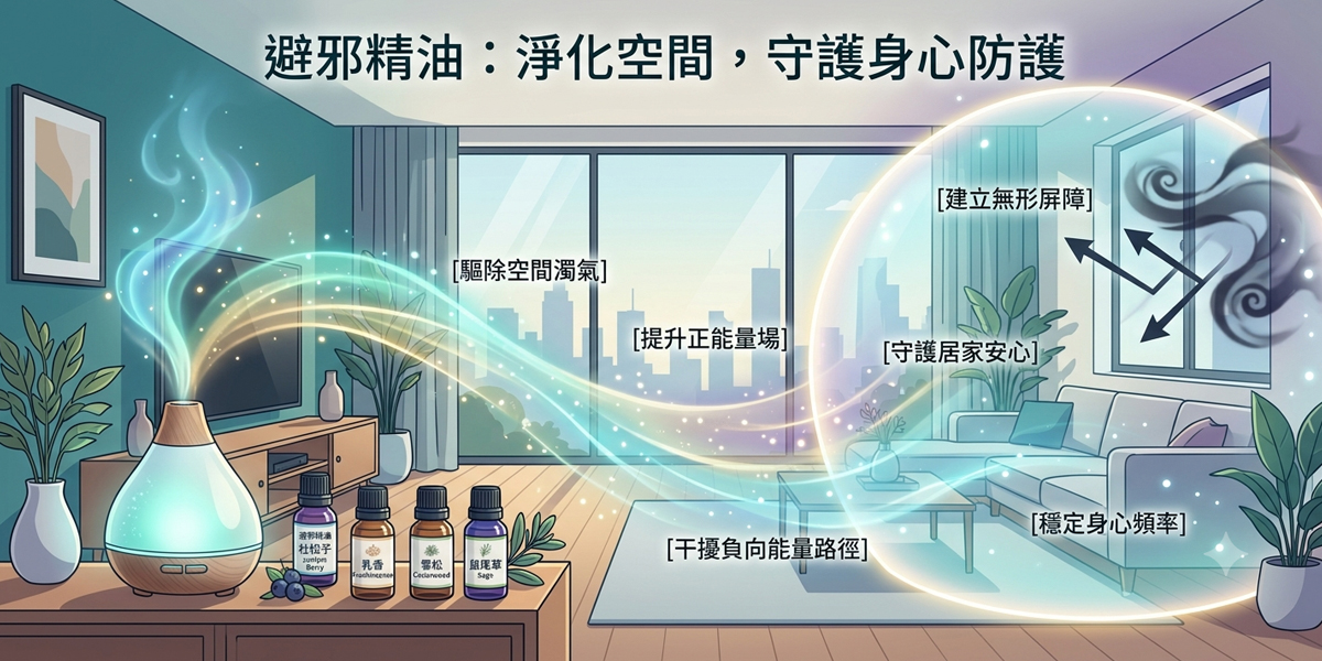 農曆七月與心靈空間：運用天然「避邪精油」，打造安心與平靜的居家氛圍