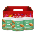 歐納丘 純天然美國加州杏仁果(原味)(3罐/盒)伴手禮盒組 – O'natural-波比元氣